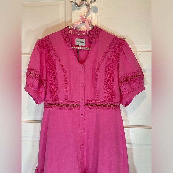 LÉO & UGO FUCHSIA DRESS - Picture 5 of 16